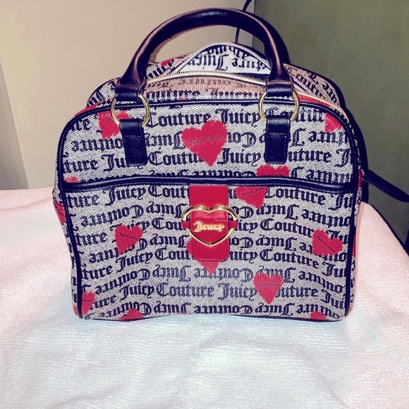 JUICY COUTURE SHOULDER BAG. NWOT. CUTE PURSE! SPOTLESS. - Picture 1 of 11